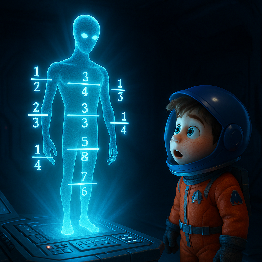 Jake and Priya encounter the Fraction Phantom