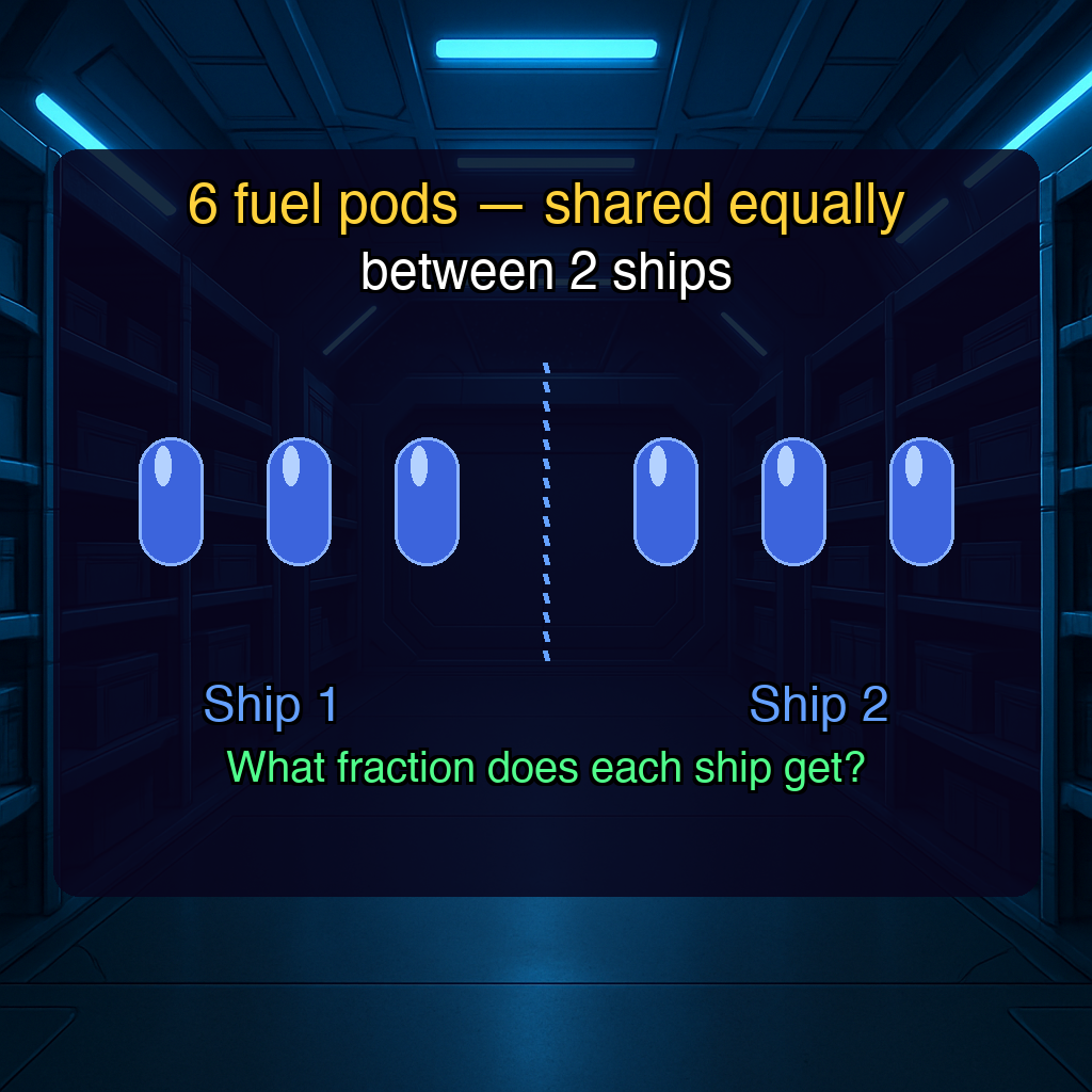 Sharing 6 fuel pods
